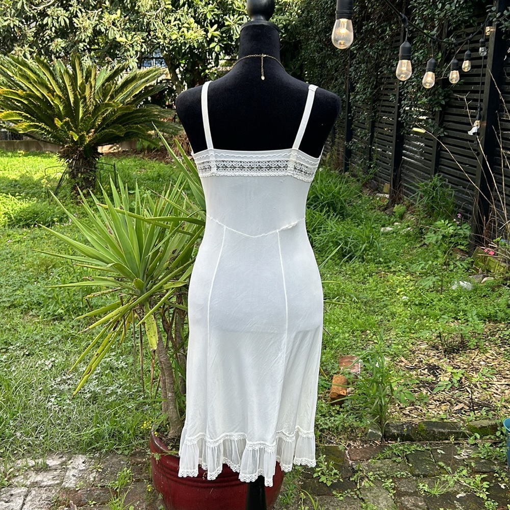70s Vintage Rosette Slip XS - Picture 5 of 16